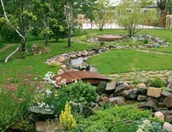 محوطه سازی باغ ویلا 